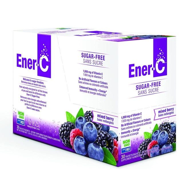 Ener-C, Vitamin C, Multivitamin Drink Mix, Sugar Free, Mixed Berry, 1,000 mg, 30 Packets, 0.2 oz (5.46 g) Each