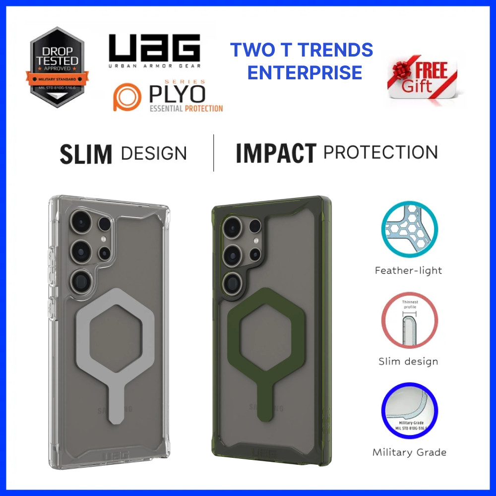 Samsung Galaxy S24 Ultra / S24 Plus / S24 UAG Urban Armor Gear Plyo Pro Magnetic / Plyo Military Case Cover Bumper ORI