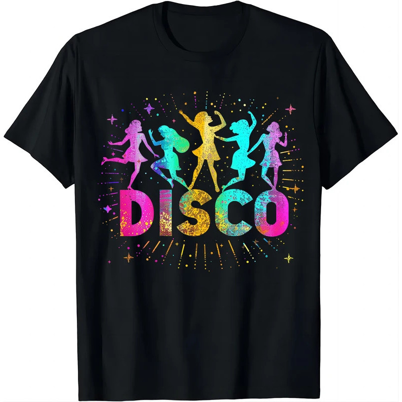 Disco Divas TShirt Relive The Golden Age of Disco Unisex Style Shirts for Women Clothing Streetwear Harajuku Graphic T Shirts