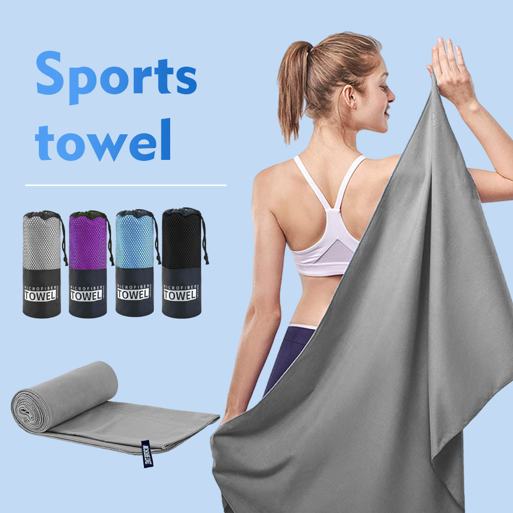 Quick Dry Sports Towel 76*152CM Microfiber Towels For Beach Yoga Gym Lightweight Towel