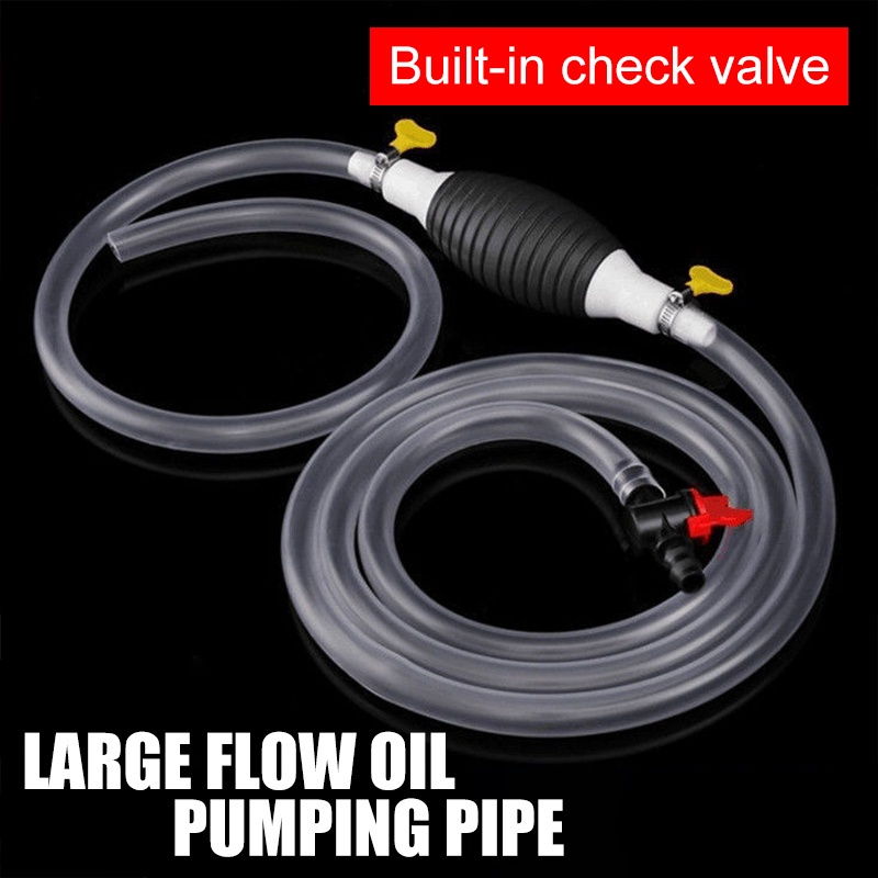 【Raya 2025 & Ramadan】Multifunction Liquid Sucker Pump, Manual Fuel Transfer Pump Gasoline Transfer Pump, Portable Fuel Syphon Pump for Gas Gasoline Petrol Diesel Oil Liquid Water Fish Tank