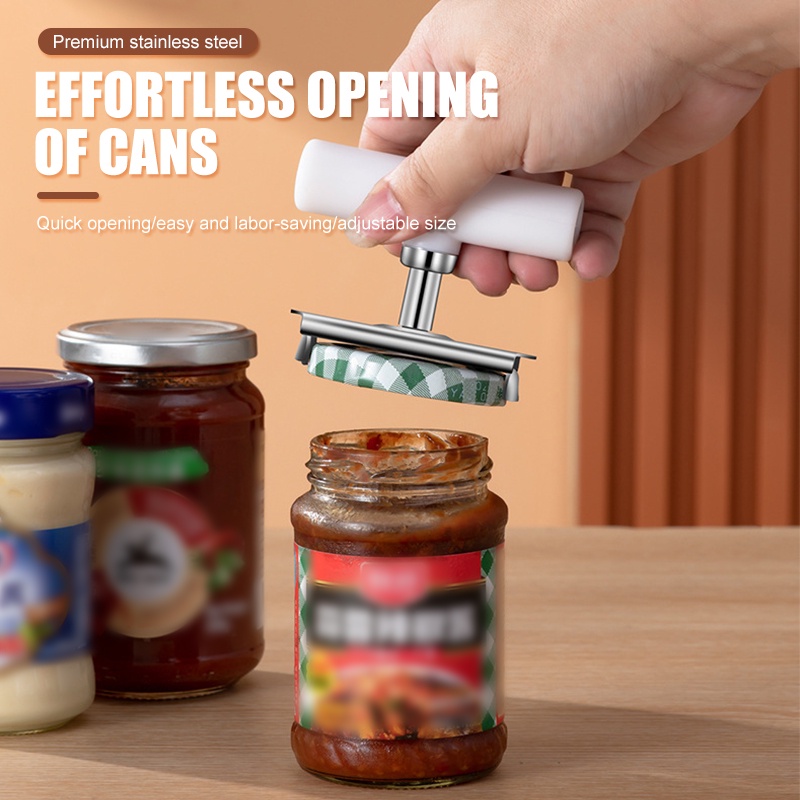 Labor-saving cap screw Stainless steel bottle opener Can opener Bottle opener Drink opener Glass can opener