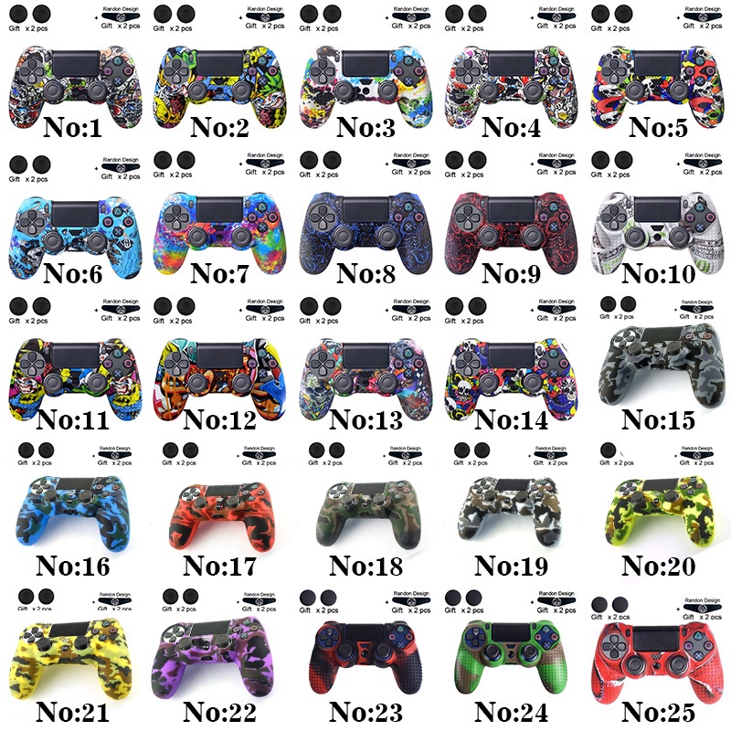 Purpose Durable Case Protect Non-slip DATA FROG Silicone SONY PS4 Controller Rubber Cover Dualshock 4 DS4 Pro Slim Jo... - Image 2