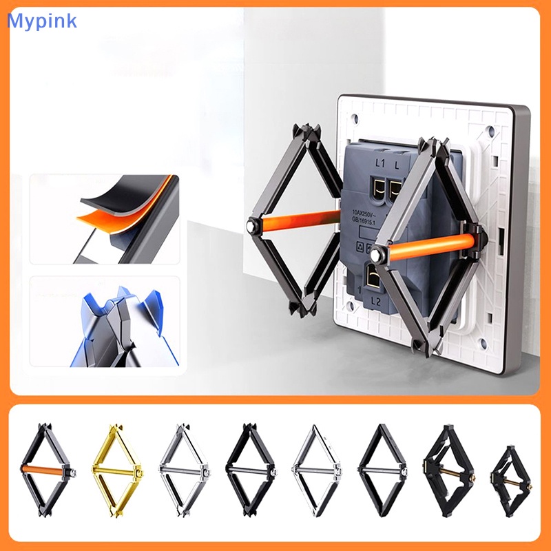 Have Purpose Mypink 2pcs 86/118mm Dark Box Repair Screw Plug Switch Old Socket Boxes Support Rod MY Multi Versatile - Image 4