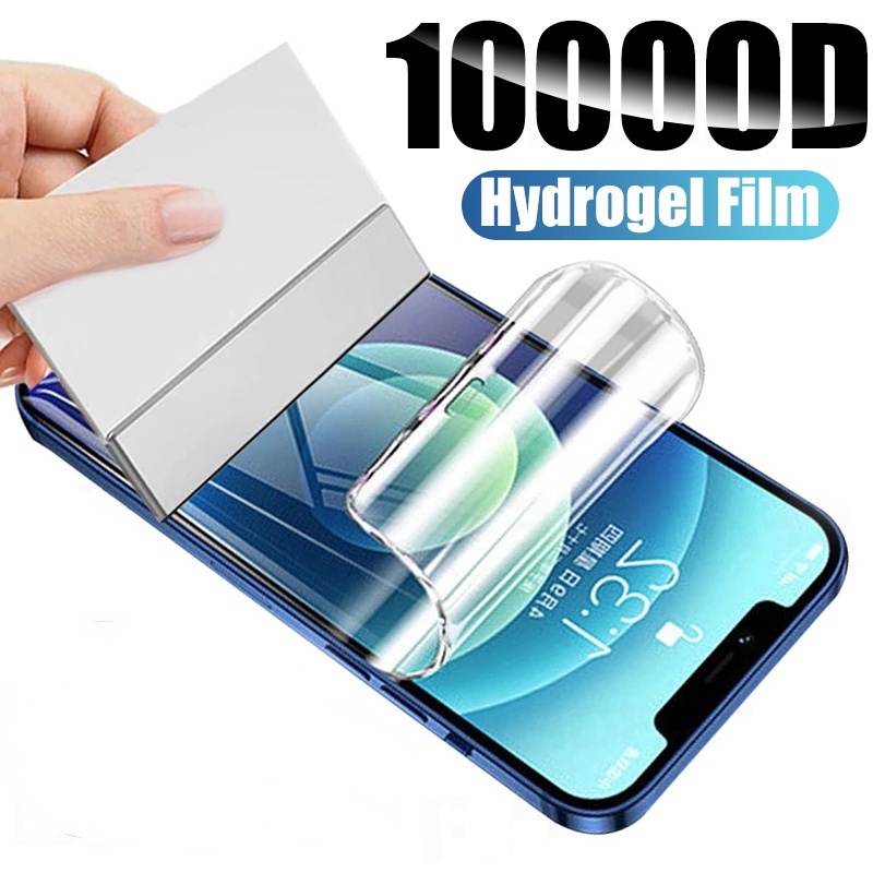 Hydrogel Film Full Cover For iPhone 15 14 13 12 11 Pro Max 14 Plus Screen Protector For iPhone 14 8 7 Plus 6 5s SE 2020 Not Glass