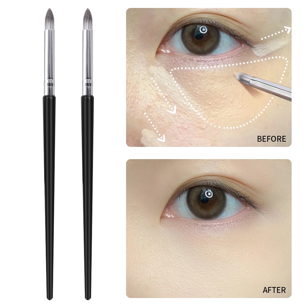 Eye Makeup Brushes - For Eyes, Concealers, Eye Line, Eye Shadows - Ultra Thin Precision, Soft Fibers - Make Up Brush, Cosmetics Tools, Eyeshadows Brush, Detail Brush