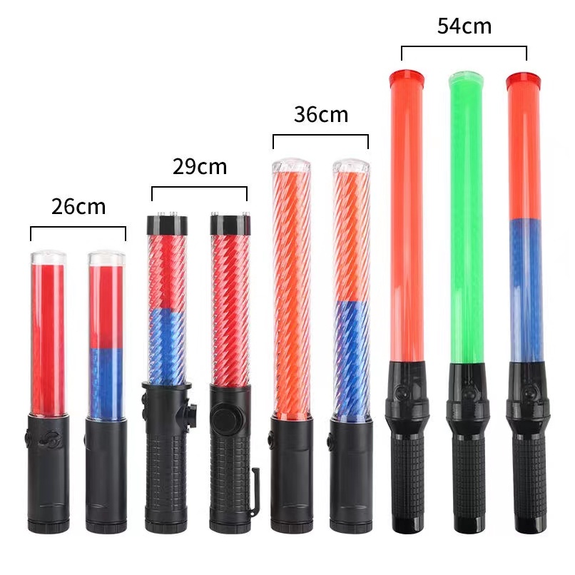 【 Factory direct sales spot 】 Rechargeable/battery LED traffic warning lights Traffic baton flashing LED signal lights T