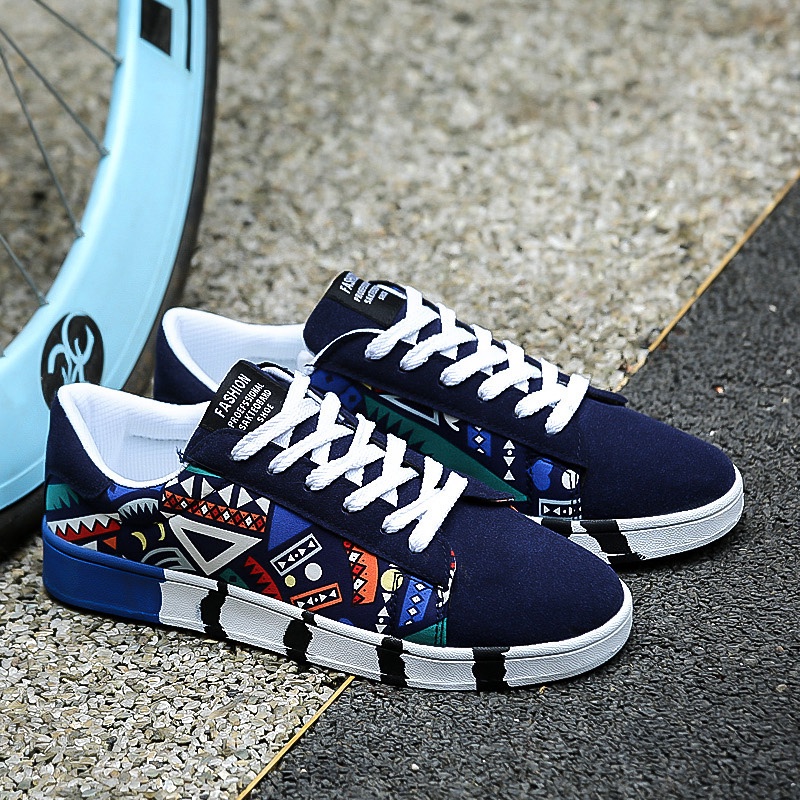 Training Active Ready Stock Men Sneakers kasut Sport Lelaki Korean Style Lace-up Casual Shoes Students Sports - Image 2