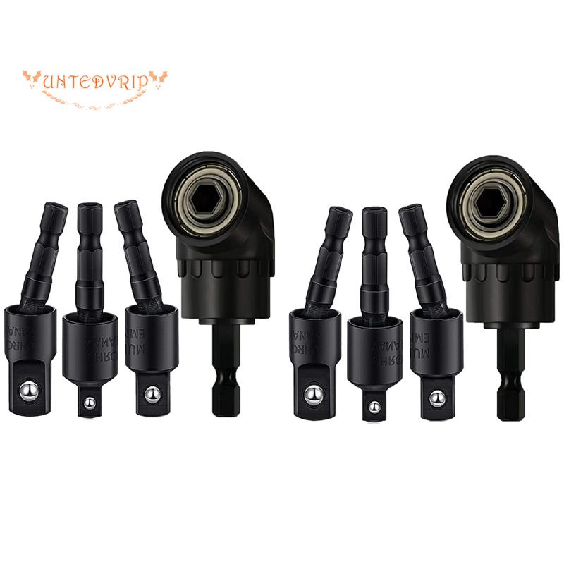 360° Rotatable Impact Grade Socket Adapter Set Short Crutches Black Short Crutches