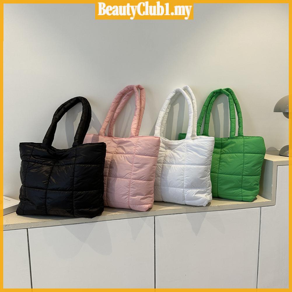 Beauty✿Women Quilted Tote Down Hobo Puffy Satchel Underarm Shopping Bag