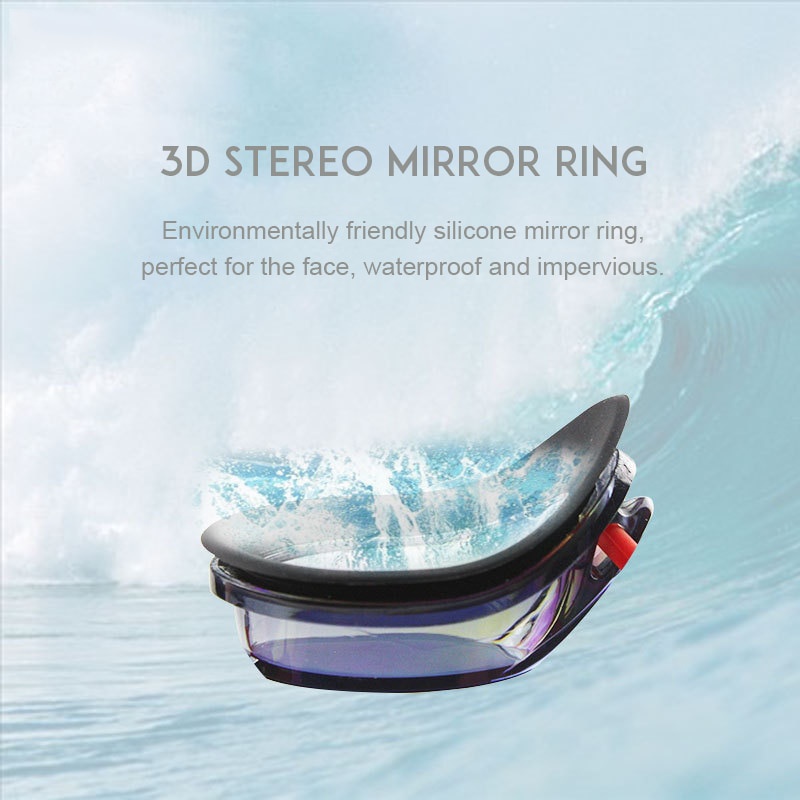 Professional Competition Swimming Goggles Plating Anti-fog Waterproof UV Protection Silica Gel Diving Goggles Racing Gog
