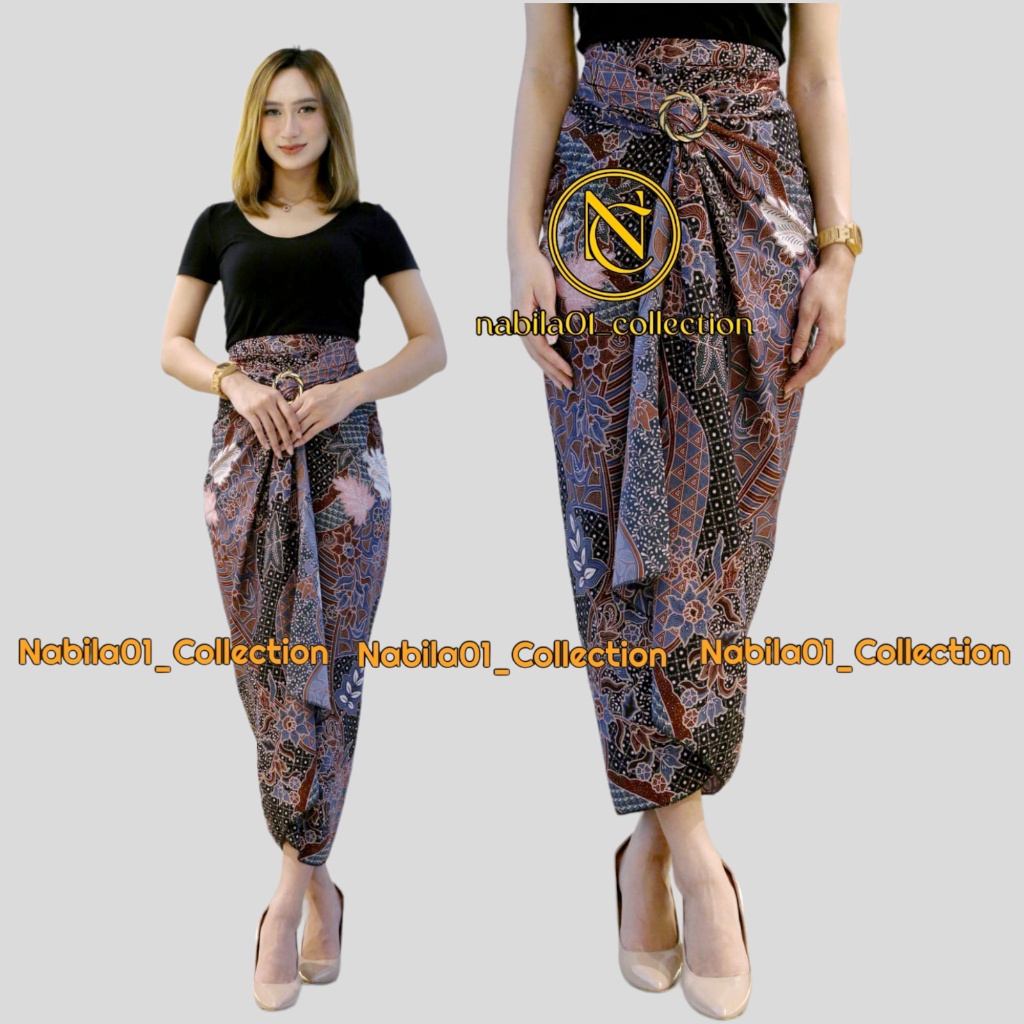 Versatile Quality Batik Lilit Skirt Under Kebaya Traditional Clothing Nabila01_collection 25 Motifs Premium - Image 2
