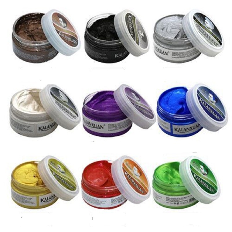 WHOLESALE Disposable Hair Color Clay Pomade Hair Dye Cream - 9 Colors 100g