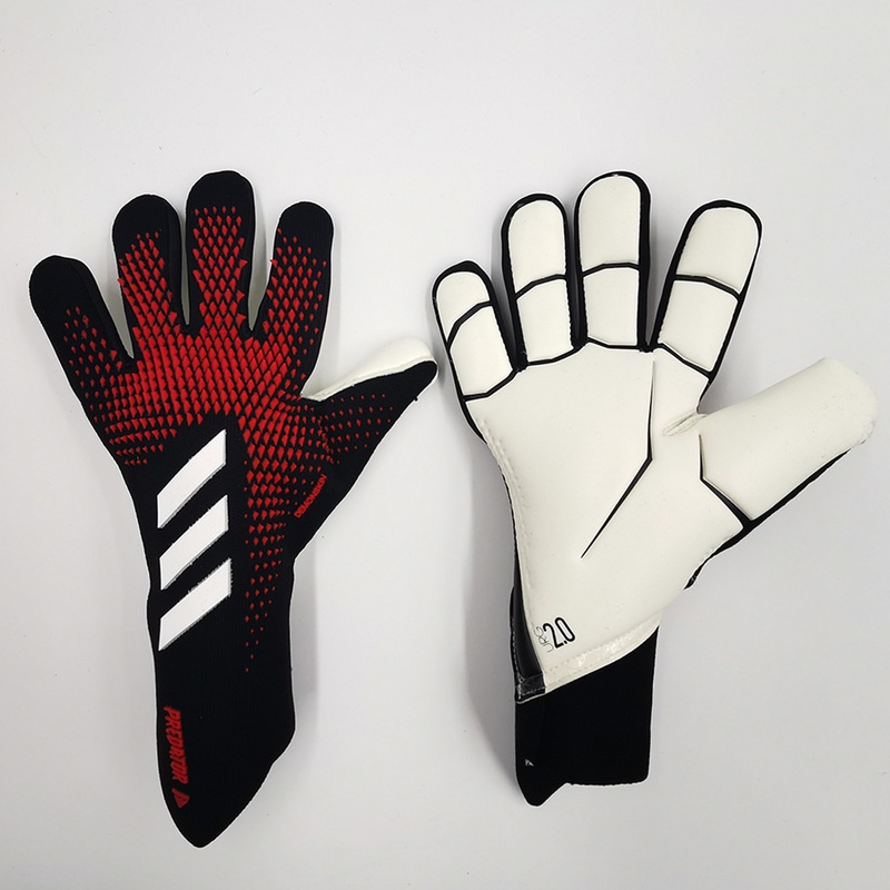 Reliable Versatile Predator 2021 New Latex Goalkeeper Gloves No Finger Guards Thickened Football P - Image 3