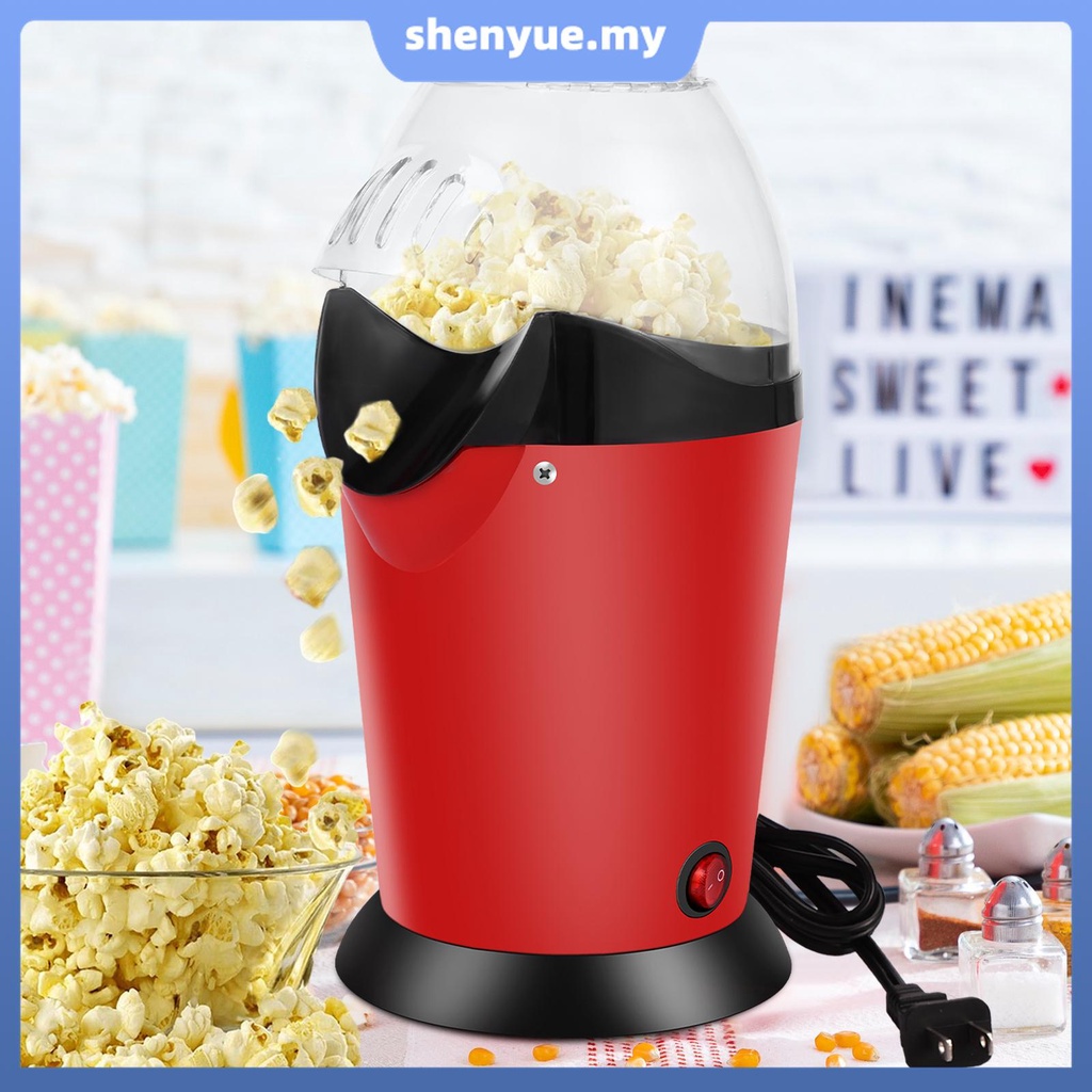 Hot Air Popcorn Maker 1200W Electric Popcorn Maker High Explosion Rate Popcorn Maker Machine Portable Air Popper Popcorn Maker  SHOPSBC1569