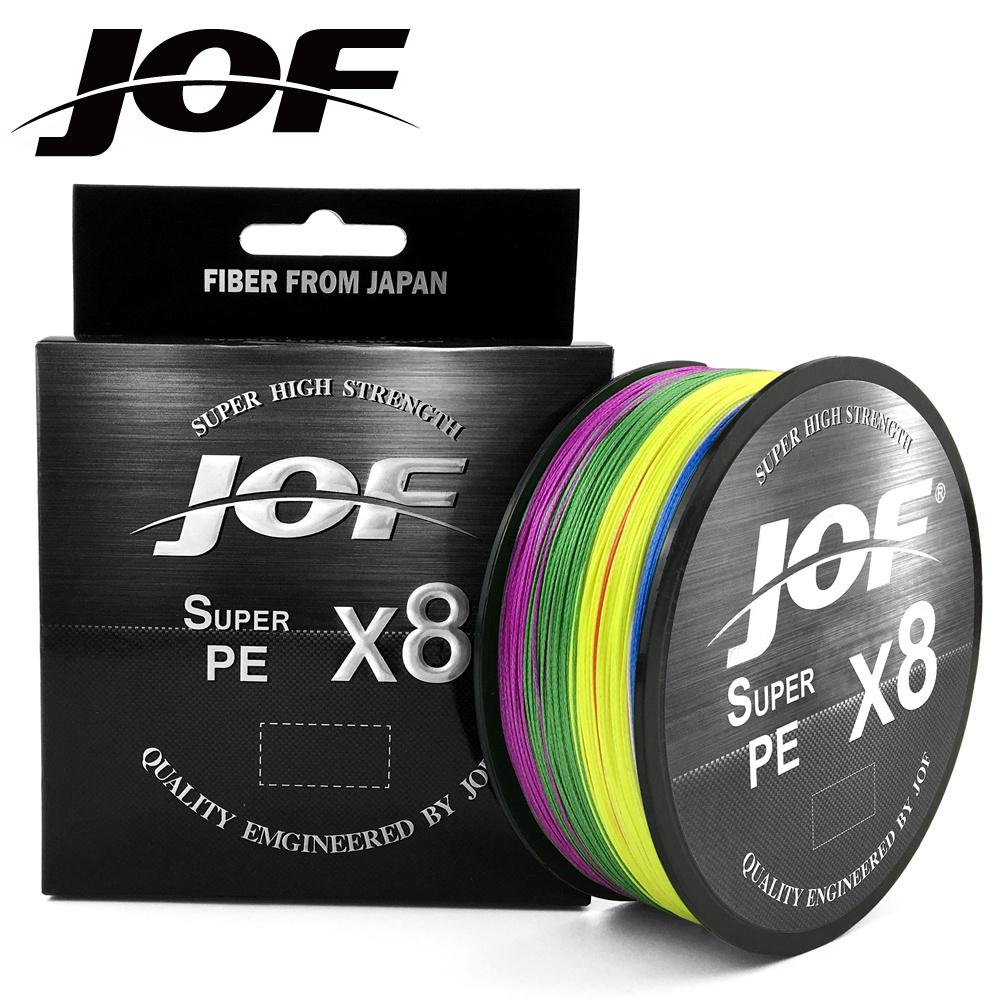 Versatile Purpose NEW JOF Braided Fishing Line X8 100M 150M 300M 500M 8 Strands Black Multifilament Saltwater PE 20 3 - Image 2
