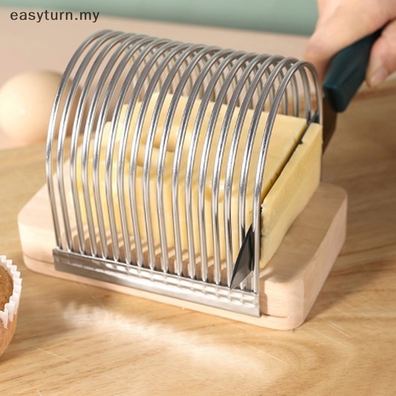 easyturn Detachable Bread Cutter Slicer Toast Cutg Guide Manual Bread Loaf Slicer my