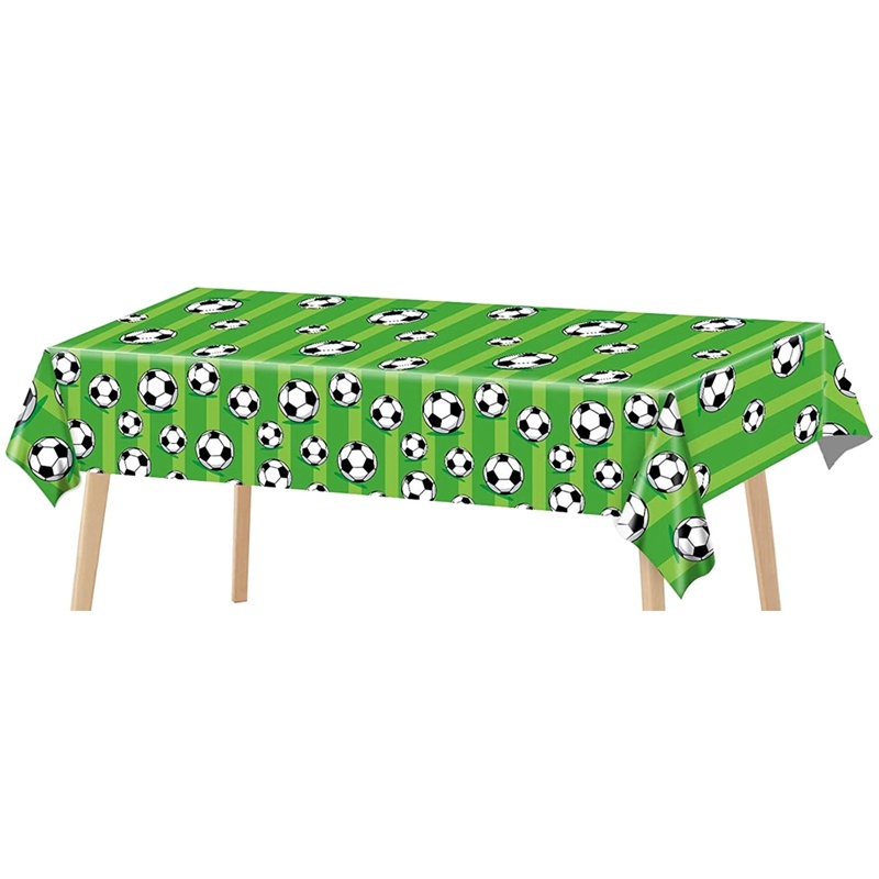 Multi Have 4 Style Party Plastic Tablecloth Strawberry Soccer Disposable Table Cover Mermaid Gender Reveal Waterproof... - Image 5
