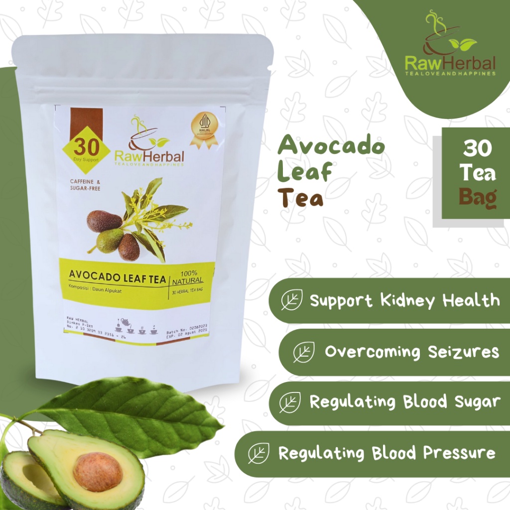 Travel Accessory AVOCADO LEAF TEA : TEH DAUN ALFUKAT (30 Bag) x1 Daily - Image 4