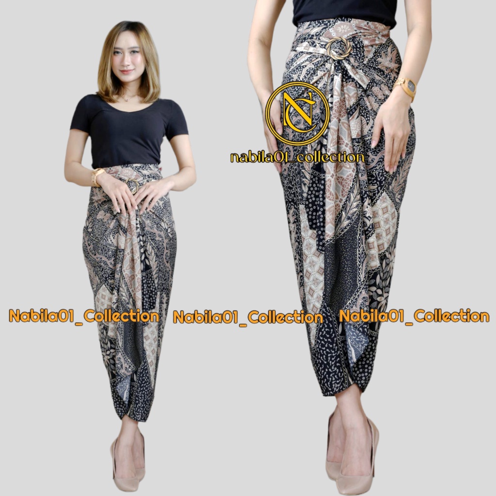 Versatile Quality Batik Lilit Skirt Under Kebaya Traditional Clothing Nabila01_collection 25 Motifs Premium - Image 4