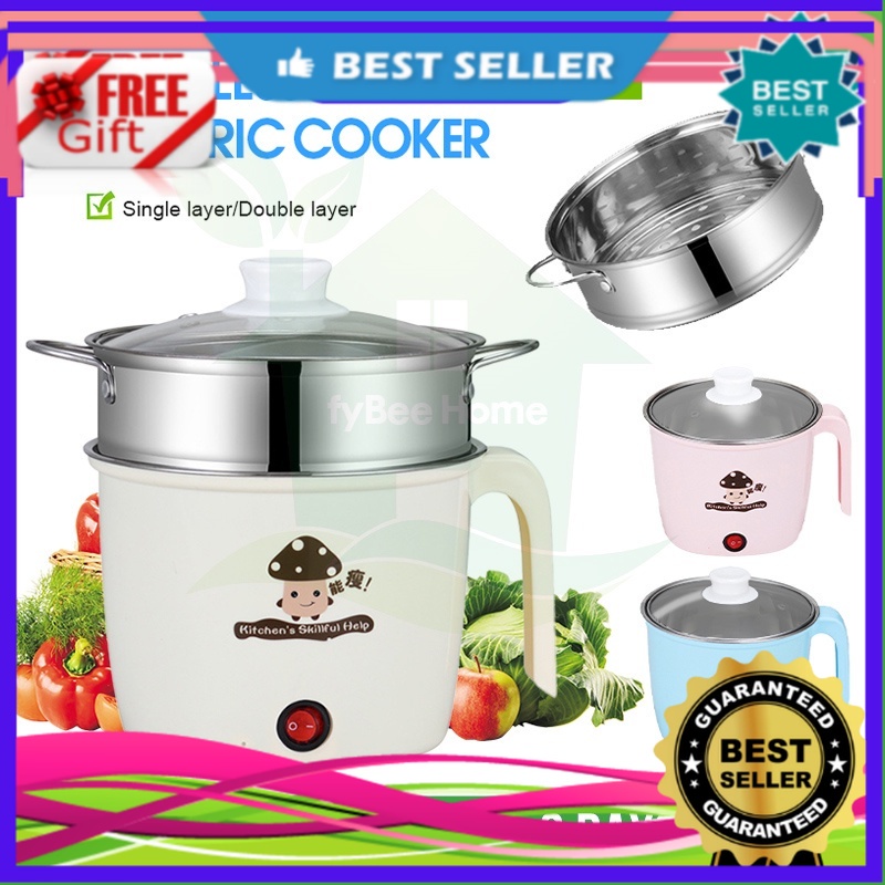 Rice Cooker Liner Electric Cooker Inner Pot Stainless Steel Cooker Pot Rice Cooker Accessory, Size: 22x22cm