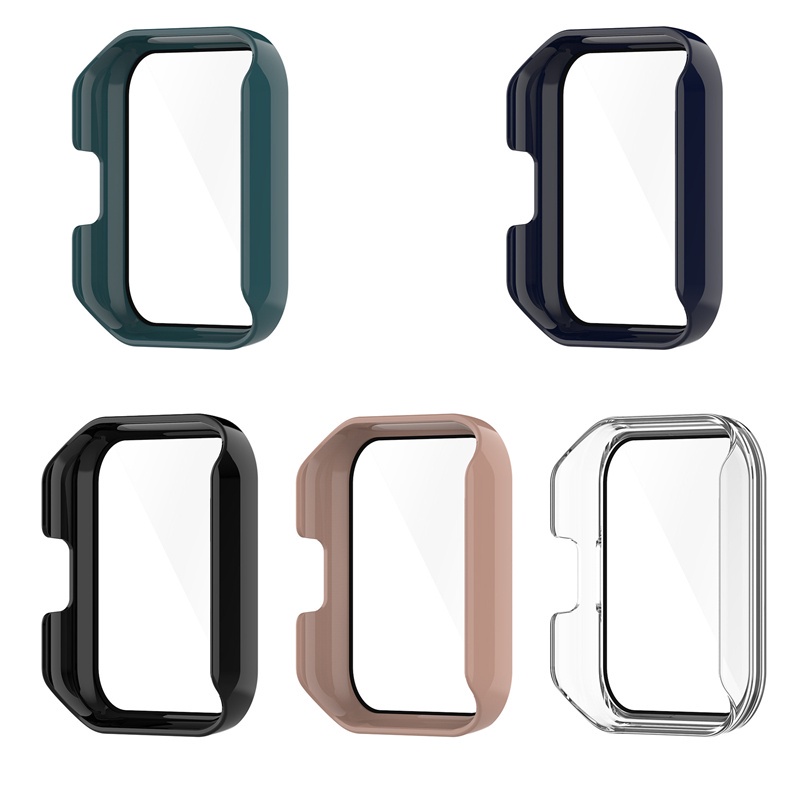 Trendy Portable Sports silicone Strap Glass Protector Case Realme watch 2 / Pro 3 Smart Daily Outdoor - Image 2