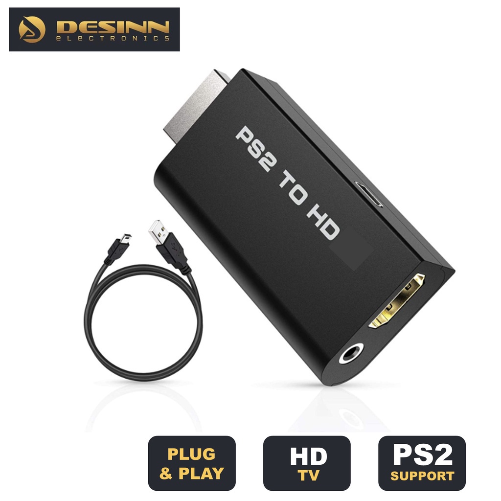 Multi Versatile PS2 HDxl Converter Adapter Video 3.5mm Audio Smart TV Monitor Playstation 2 Game PS accessories Essen... - Image 2