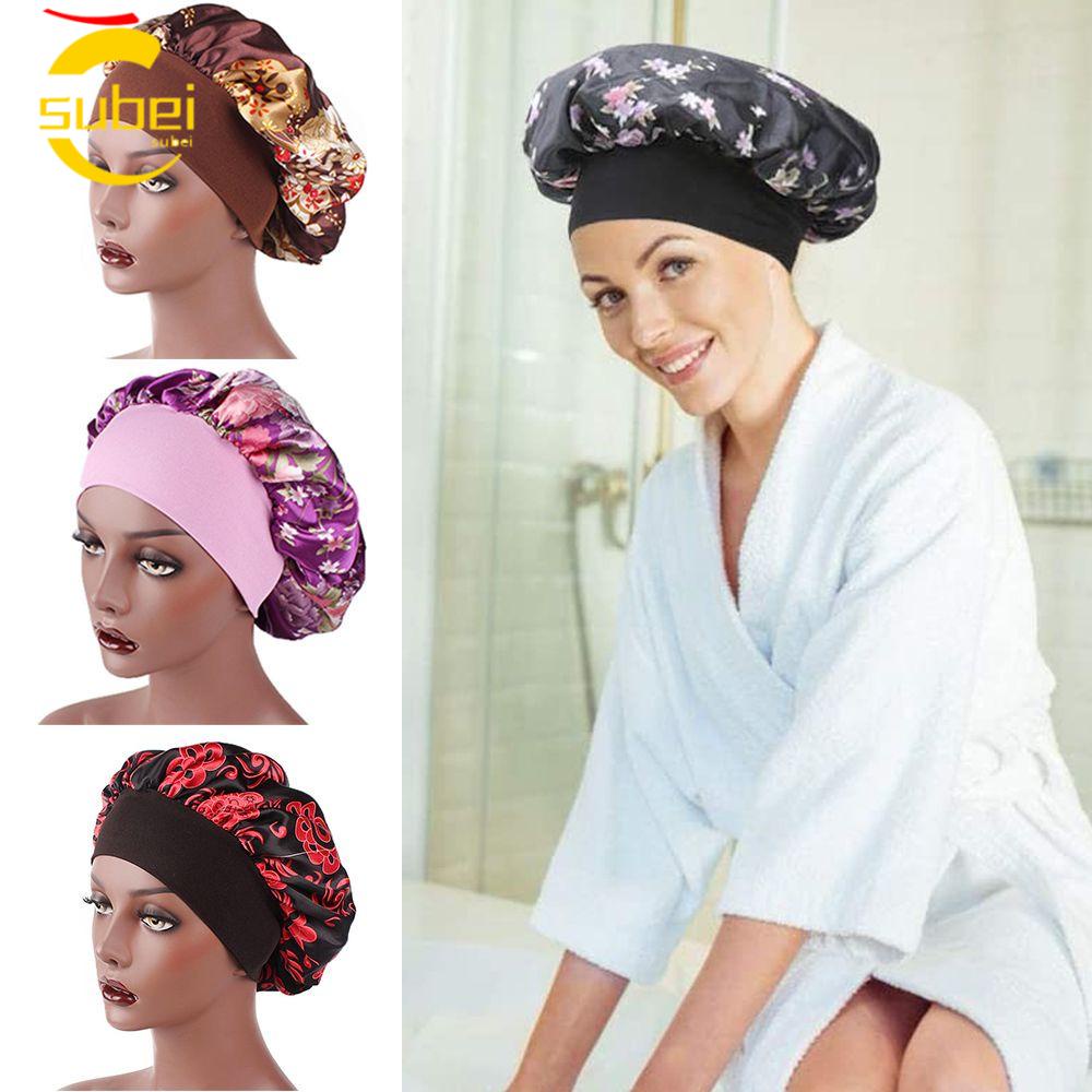 SUBEI1 Satin Bonnet Hair Beauty Hair Care Head Wrap Chemo Caps