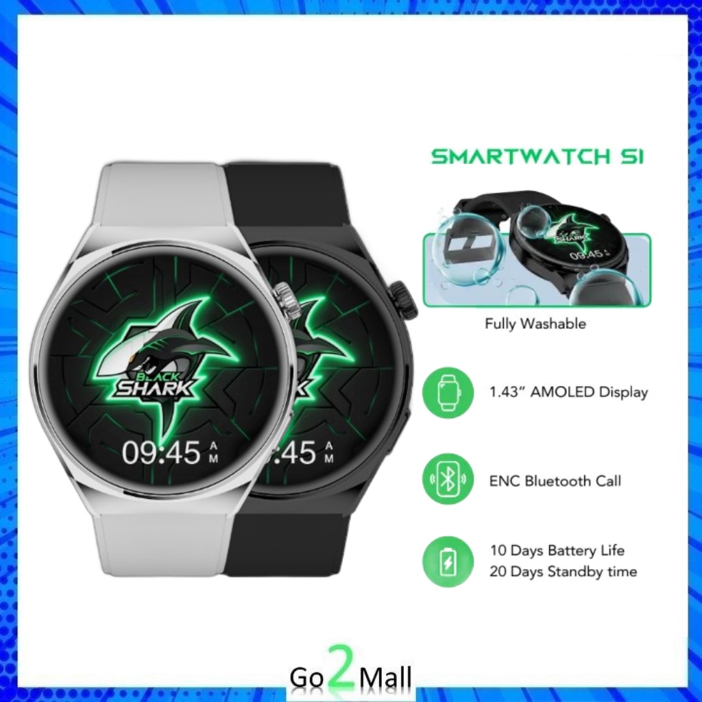 Black Shark Smart Watch S1 / S1 Classic / S1` Pro - 1 Year Warranty by Black Shark Malaysia