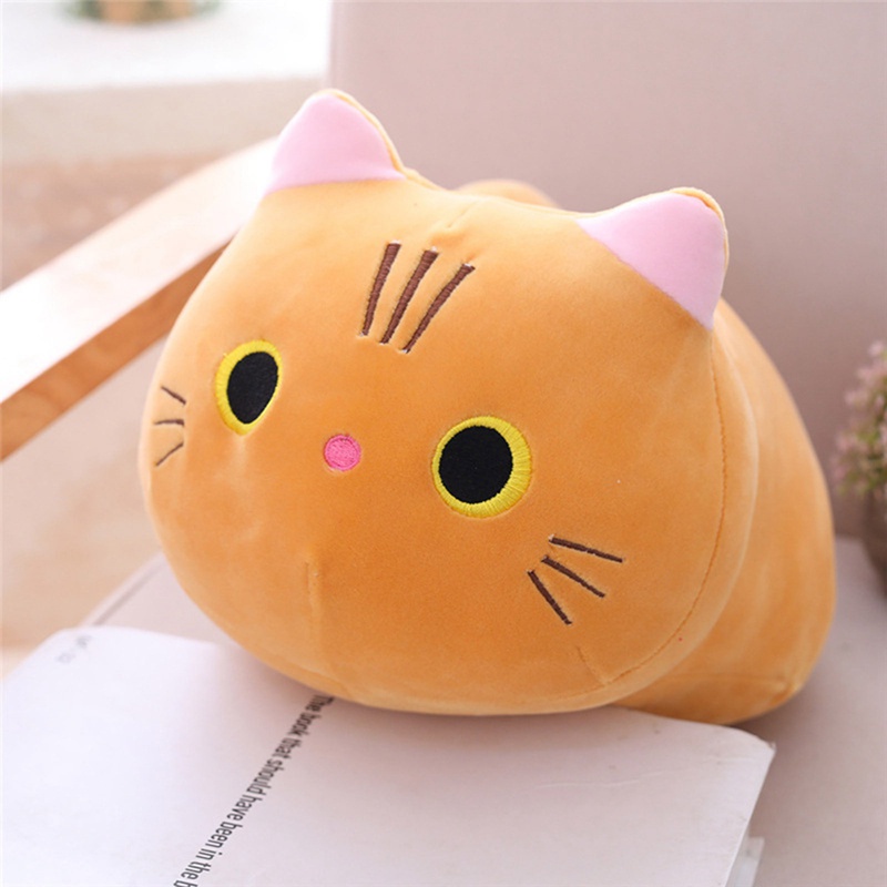 Must Durable Cartoon cat pillow cute round eye kitten doll girlfriend present plush toys Quality Have - Image 2