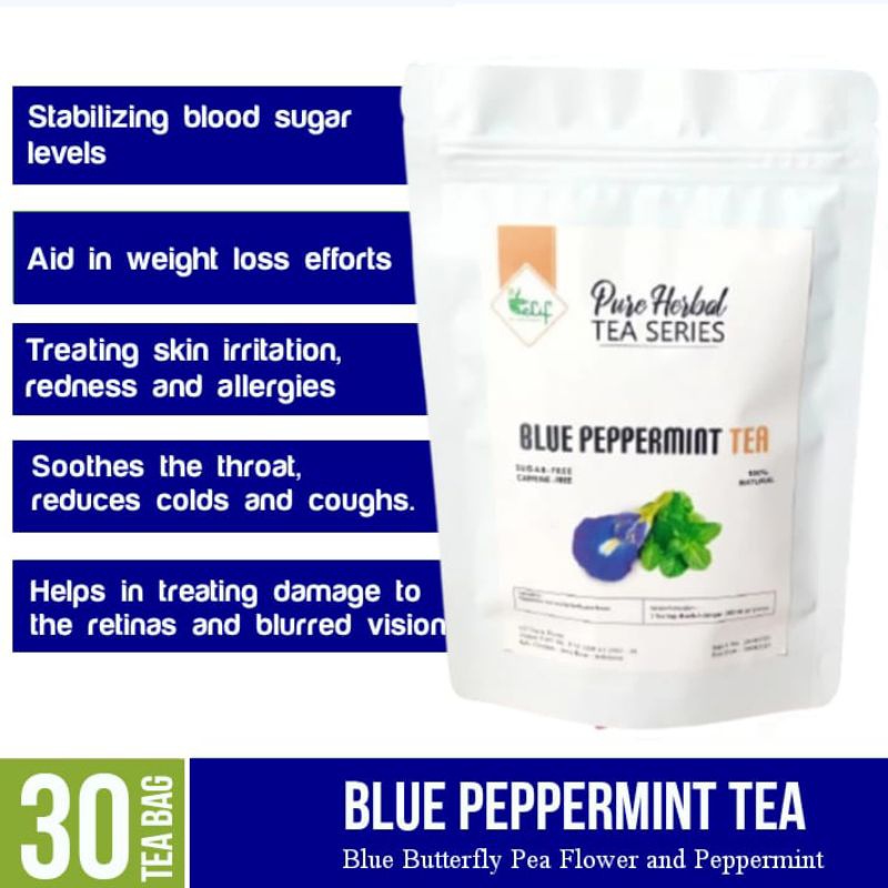 Outdoor Accessory ELIF TEA Blue Peppermint Teh Bunga Telang & Pure Herbal Series 30 Bag z1 Chic Fashion - Image 2