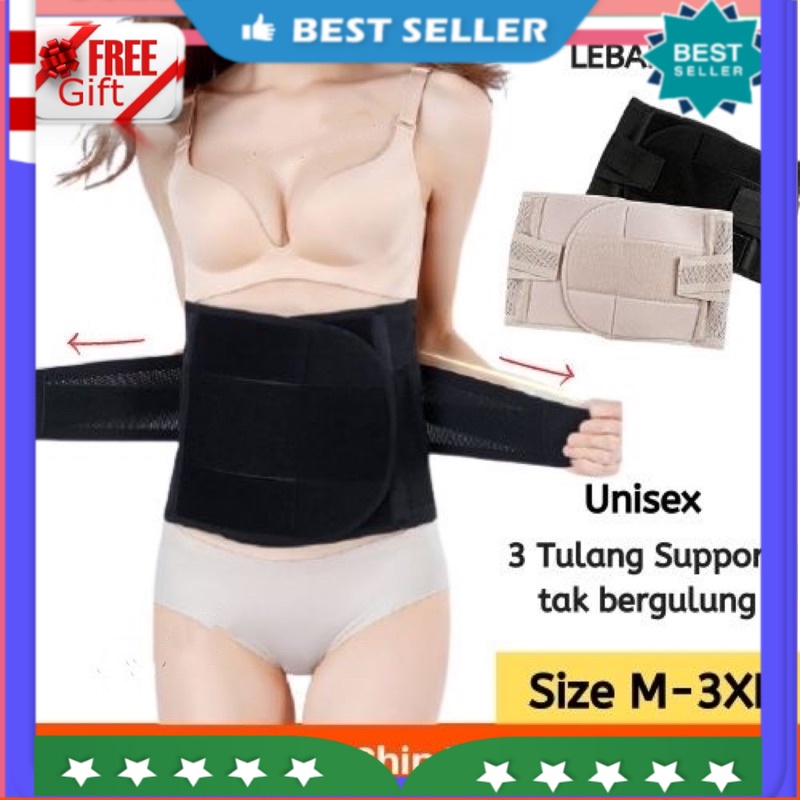 3in1 Bengkung Moden / Postpartum Abdomen Belt Shapewear Corset