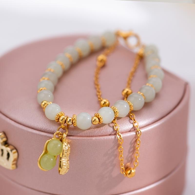 Antik Mungkin Perkara Baik Berlaku Gelang Dua Lapisan Dalam Rekaan Minat Khas Hadiah Gelang Pelajar Tampan untuk Barang Kemas Tangan Bestie