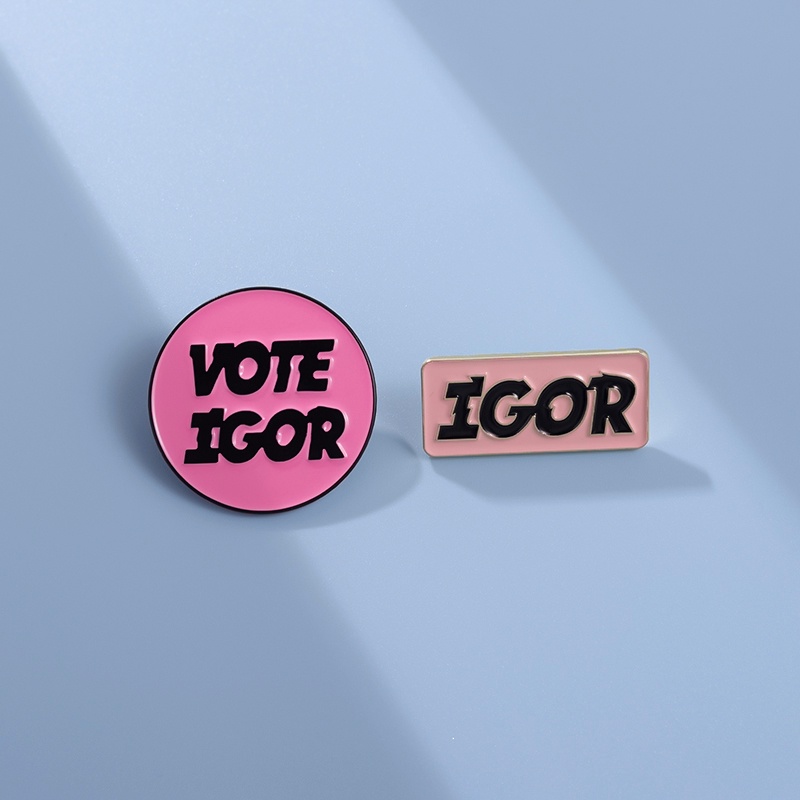 Tyler The Creator Vote Igor Enamel Pins Brooches Rock Band Rap Album Brooch Pin Lapel Badges Jewelry Gift for Friends