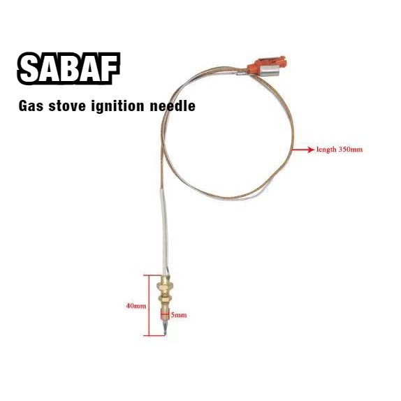 SABAF stove head gas stove accessories cooker thermocouple 350mm induction needle