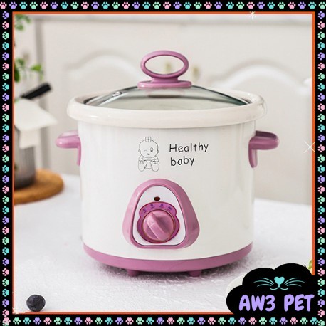 READY STOCK!! 0.7L 1.5L MANUAL SLOW COOKER STEWING POT BABY PORRIDGE SOUP COOKING CERAMIC