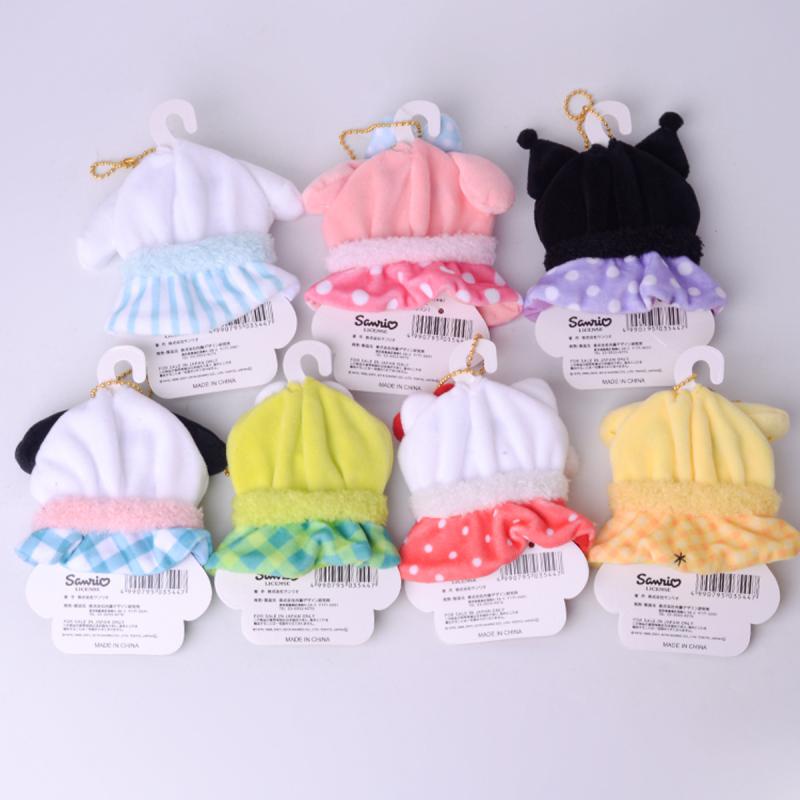 Durable Quality Kawaii Sanrio Hello Kitty Kuromi Melody Cinnamoroll Plush Doll Accessories Creative Plushie Cape Clot... - Image 4