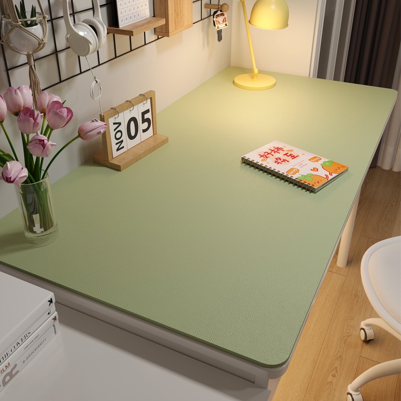 [Fast Shipping] 70X140 Environmentally Friendly Eye Protection Desk Mat Leather Mat 70X120 Large Desk Mat Student Desk Multi-Purpose Children's Study Dedicated Writing Tablecloth Office Extra Large Mouse Waterproof Oilproof Easy