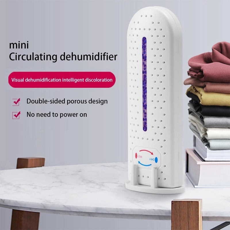 Indoor Mini Dehumidifier Air Dryer Portable Bathroom Bedroom Dehumidifying Recyclable Moisture Absorber Wardrobe