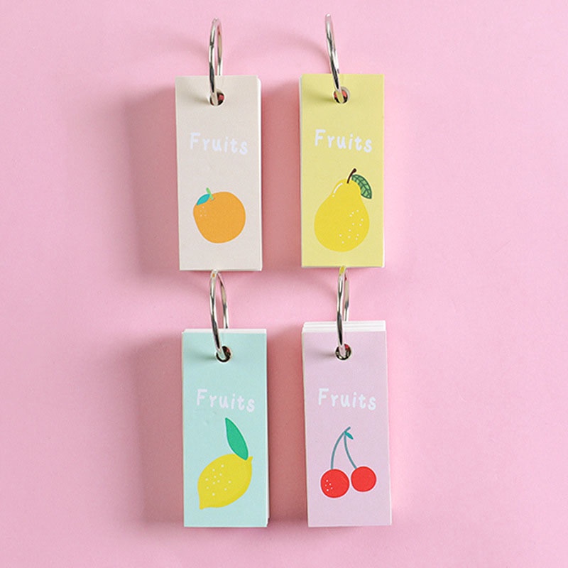 Durable Quality Cute Dinosaur Small Notebook Loose Leaf Word Card Message Study Course Tutorial Guide Kursus Versatil... - Image 4