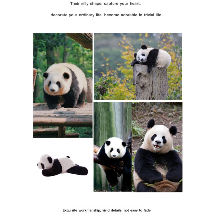 Reliable Quality Magnetic refrigerator stickers small panda cute cartoon souvenirs plush dolls Premium Versatile - Image 4