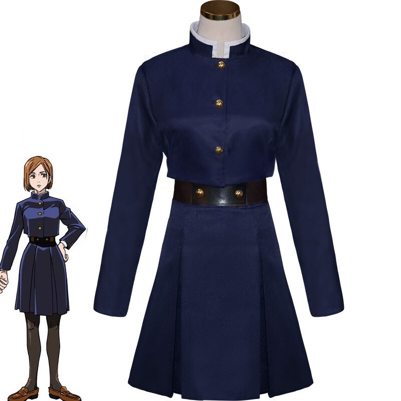 Durable Have Anime Jujutsu Kaisen Cosplay Costumes Itadori Yuji Gojo Satoru Kugisaki Nobara Zenin Maki Uniform Suit E... - Image 5