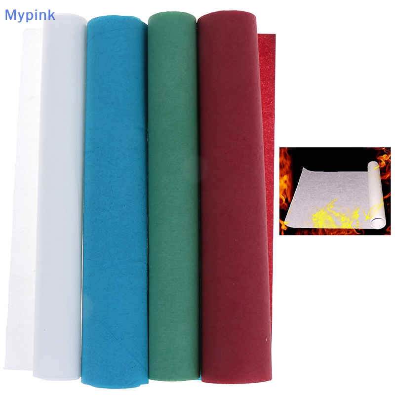 Have Durable Mypink Fire paper flash flame rose magic props MY - Image 5