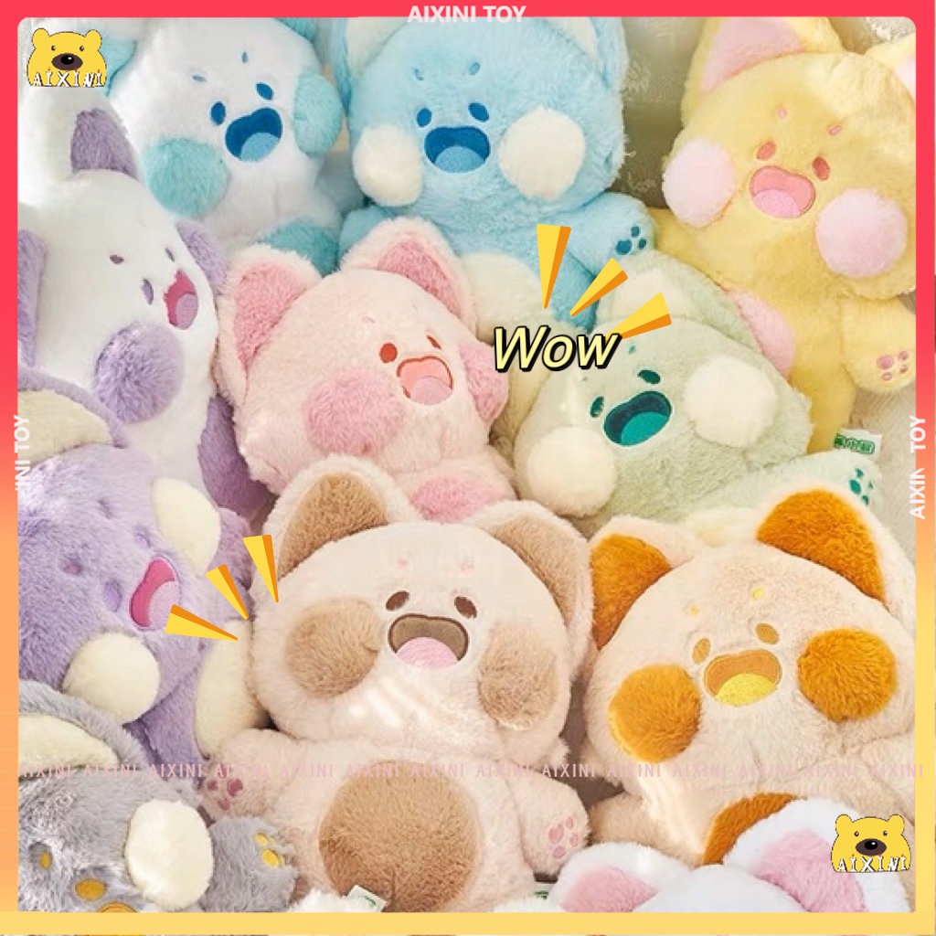 ⭐90cm New!⭐AIXINI Cute Kitten DuDu Cat Plush Doll Toy Fluffy Cartoon Animal Dolls Birthday Gift for Girlfriend Friends S
