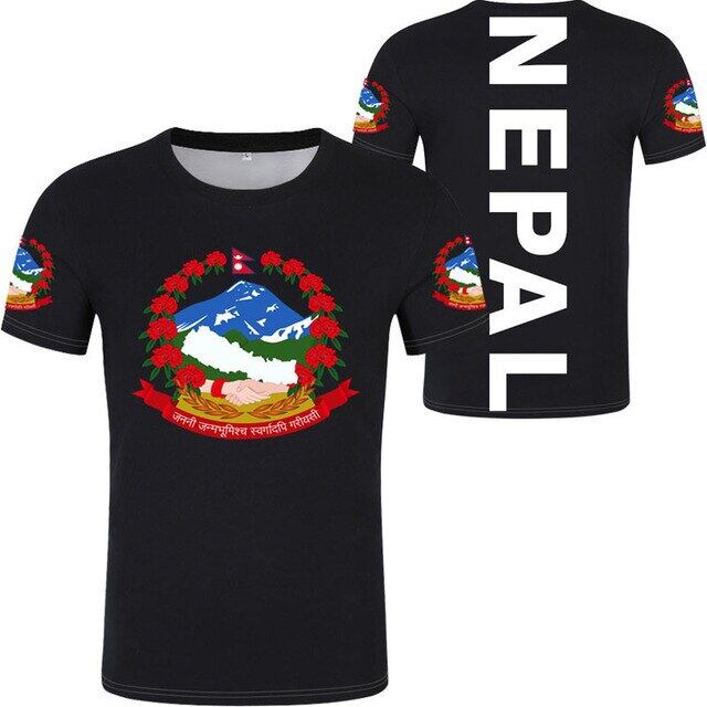 NEPAL t shirt logo free custom made name number npl t-shirt nation flag np republic nepalese nepali college print photo clothing