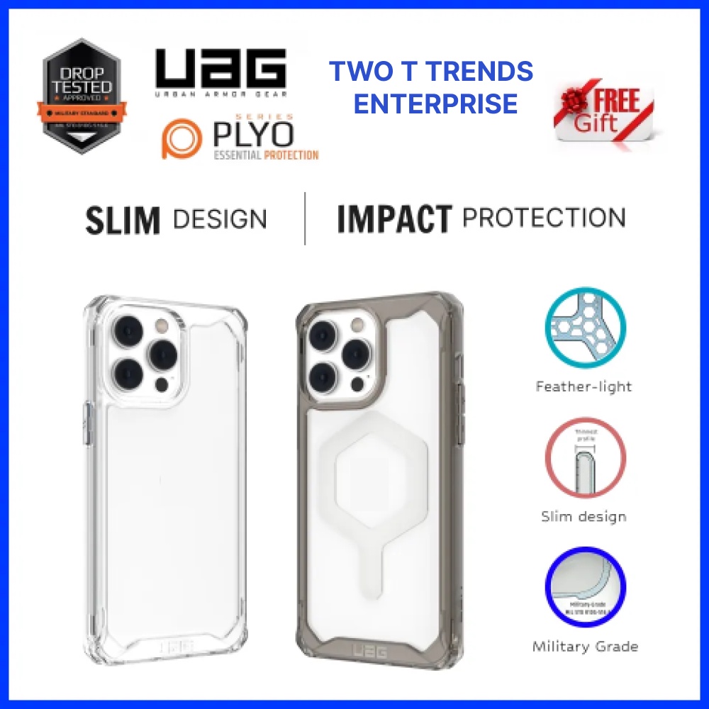 i Phone 15 Pro 15 Pro Max i Phone 15 15 Plus UAG Urban Armor Gear Plyo Mag Safe Case Bumper Military Drop Cover ORI