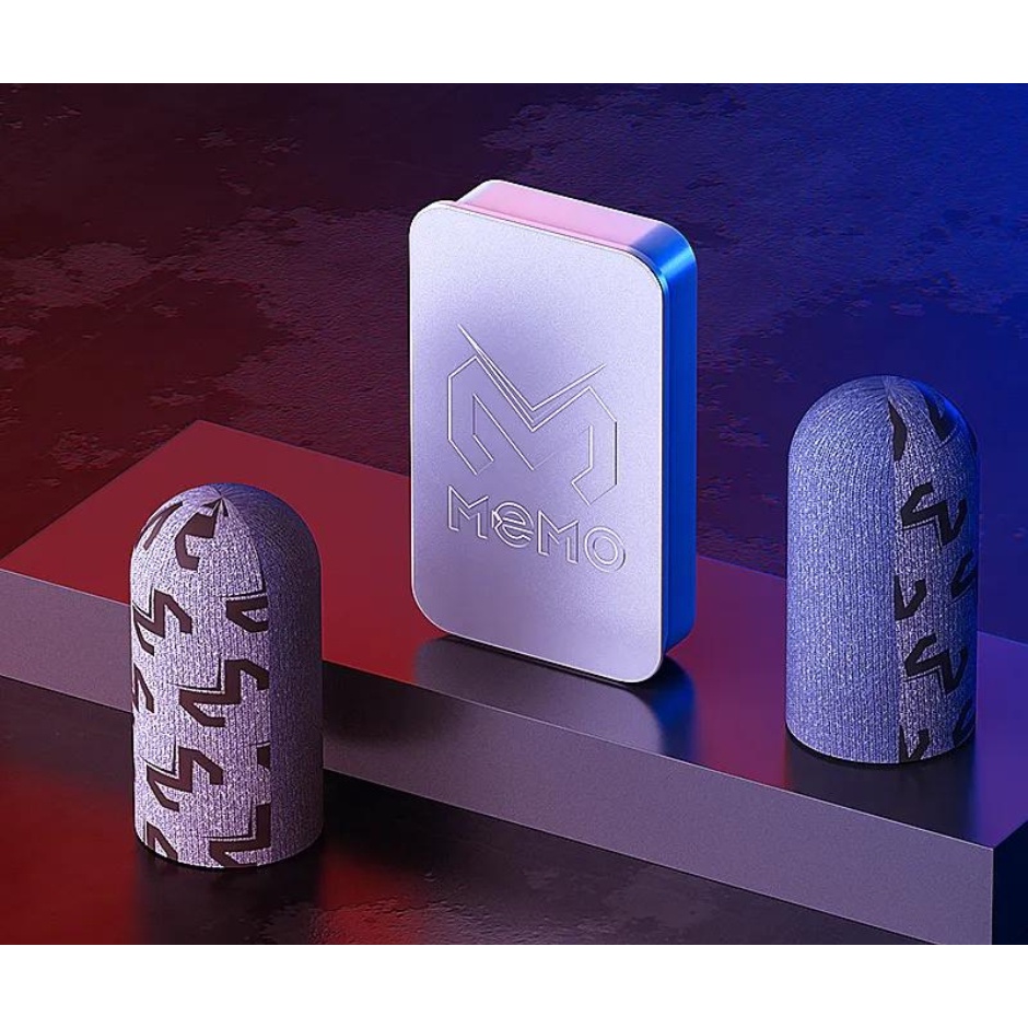 [MEMO] Sweatproof Mobile Game Finger Sleeve Breathable Non-Slip Touch Screen PUBG Sarung Jari Game Finger Gloves