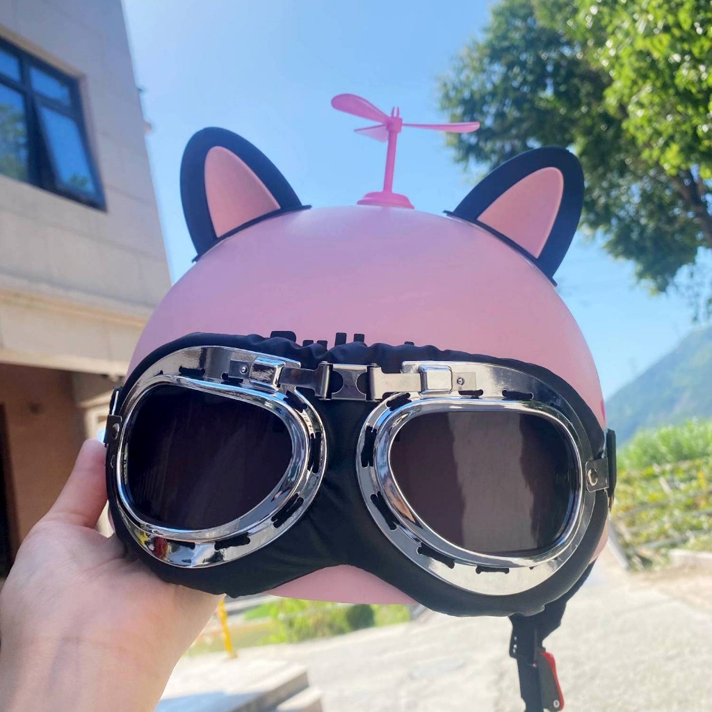 Purpose Quality 2 Cat Ears Helmet Decoration Super Cute Colorful Stickers - Image 2