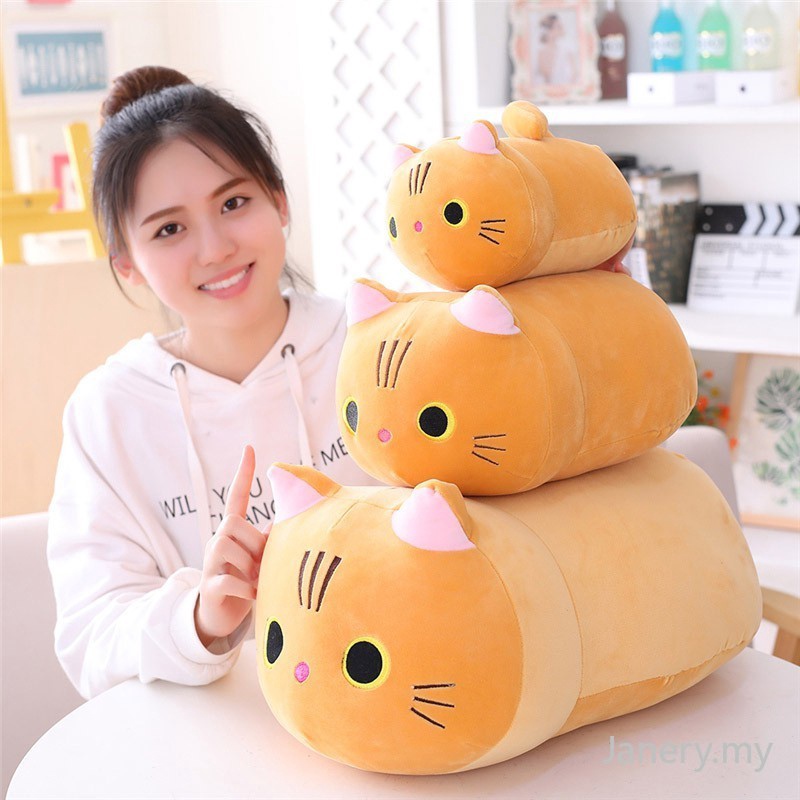 Reliable Purpose Cat Plush Toy Cartoon Soft Stuffed Dolls Cute Animal Toys Reading Pillows Have - Image 5