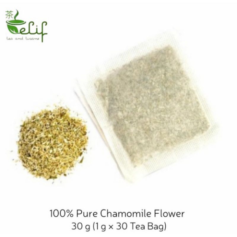 Portable Chic ELIF TEA Chamomile Teh Bunga Camomile Insomnia Susah Tidur Pure Herbal Series 30 Bag z1 Style Outdoor - Image 2